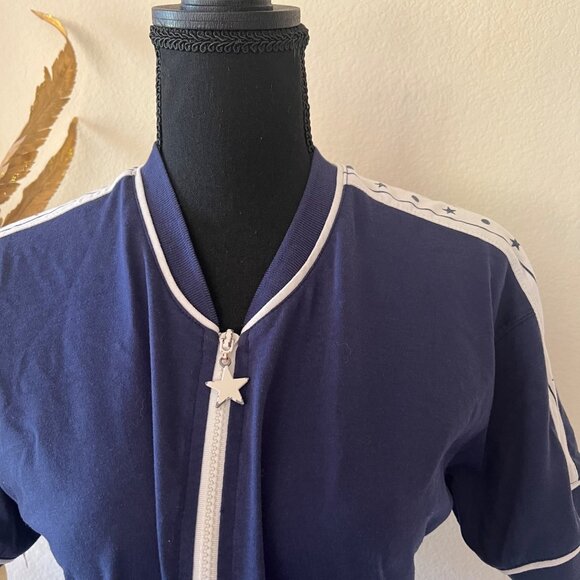 Vintage Needle & Threads Navy & White  Jacket with Star Details - Picture 3 of 8